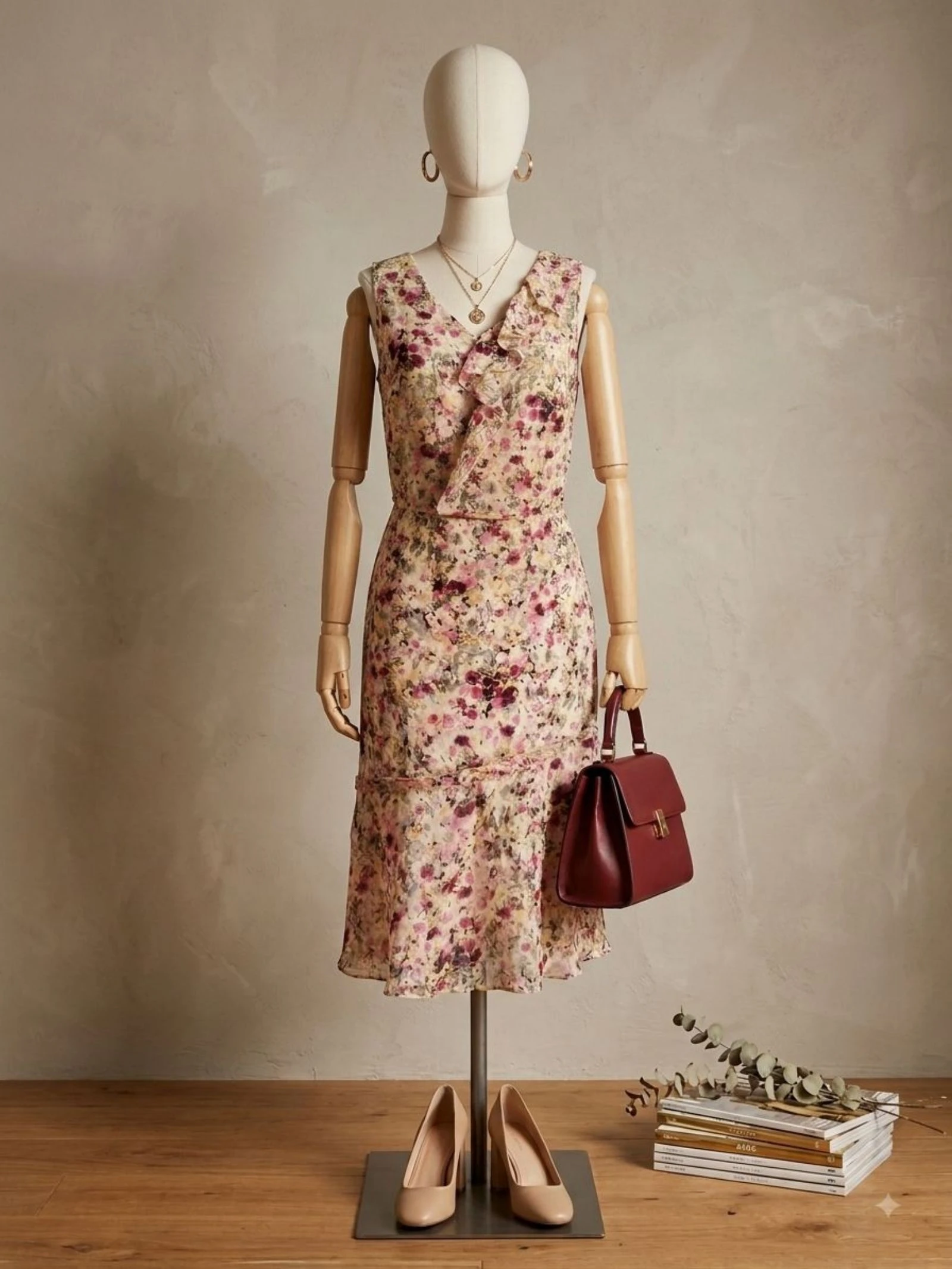 Conjunto de 2 piezas floral – Nominal – Talla 44 💜
